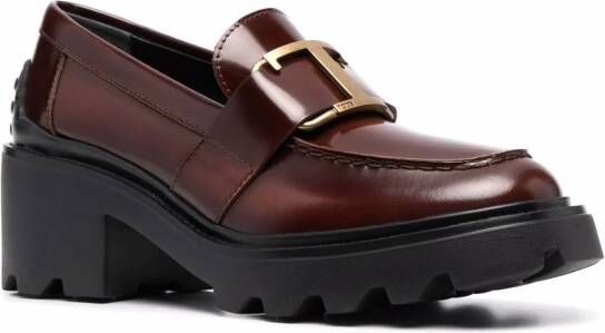 Tod's Leren loafers Bruin