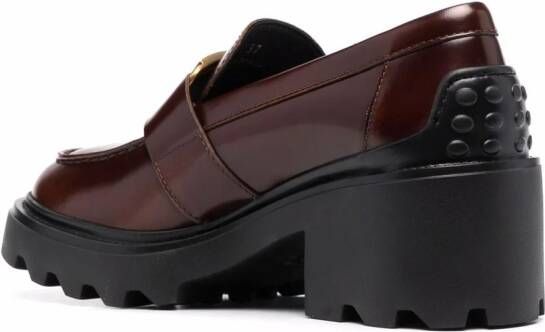 Tod's Leren loafers Bruin