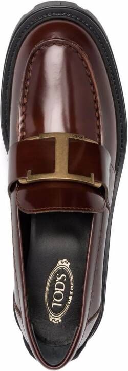 Tod's Leren loafers Bruin