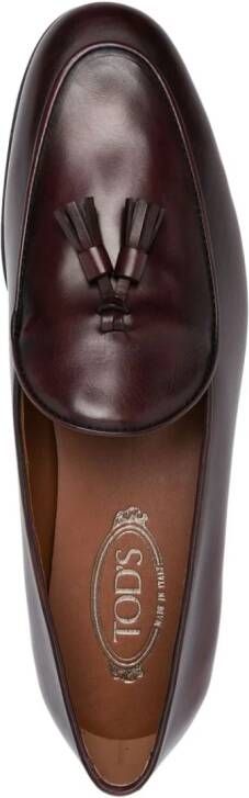 Tod's Leren loafers Rood