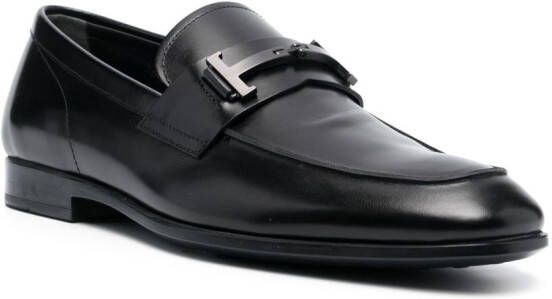 Tod's Leren loafers Zwart