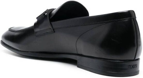 Tod's Leren loafers Zwart