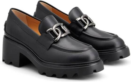 Tod's Leren loafers Zwart