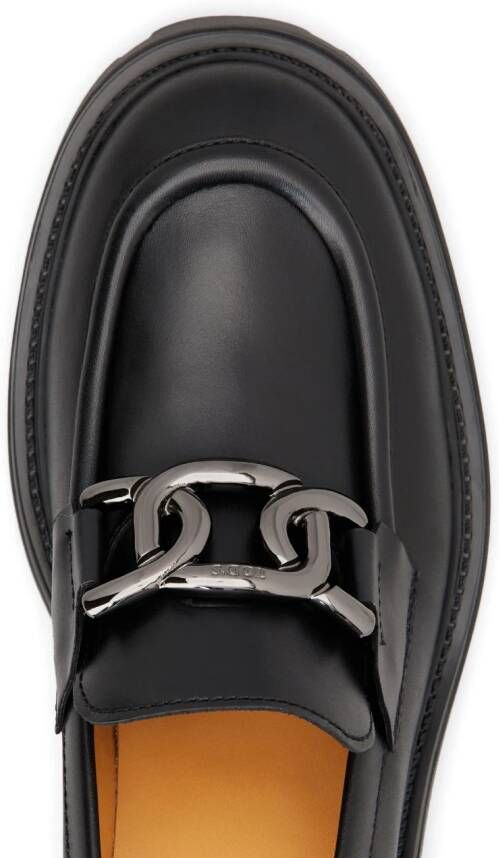 Tod's Leren loafers Zwart