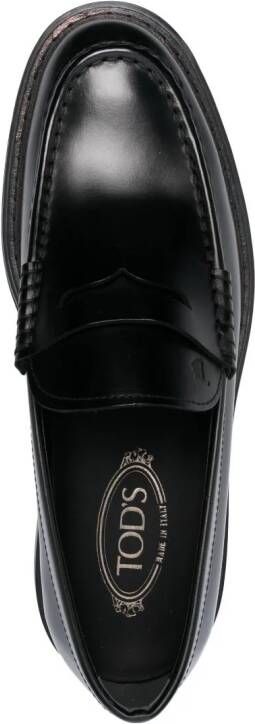 Tod's Leren loafers Zwart