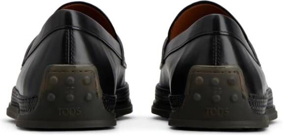 Tod's Leren loafers Zwart