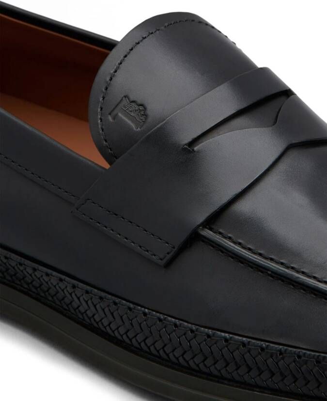 Tod's Leren loafers Zwart