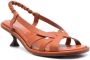 Tod's Leren slingback sandalen Bruin - Thumbnail 2