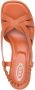 Tod's Leren slingback sandalen Bruin - Thumbnail 4