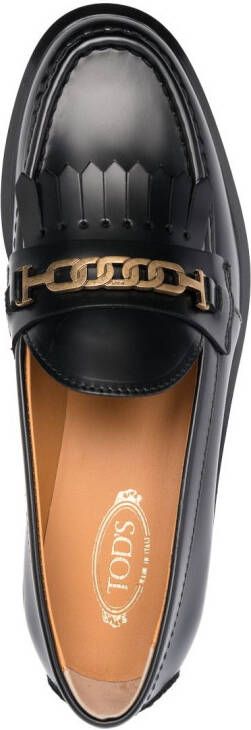 Tod's Loafers met franje Zwart