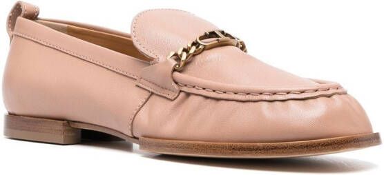 Tod's Loafers met ketting Beige