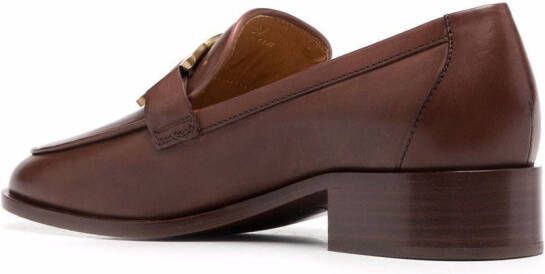 Tod's Loafers met kettingdetail Bruin