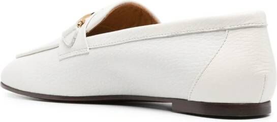 Tod's Loafers met logoplakkaat Wit