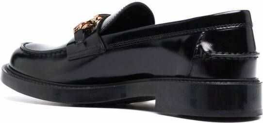 Tod's Loafers met logoplakkaat Zwart