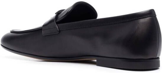 Tod's Loafers met logoplakkaat Zwart