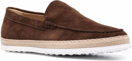 Tod's Loafers met ronde neus Bruin