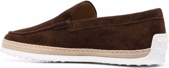 Tod's Loafers met ronde neus Bruin