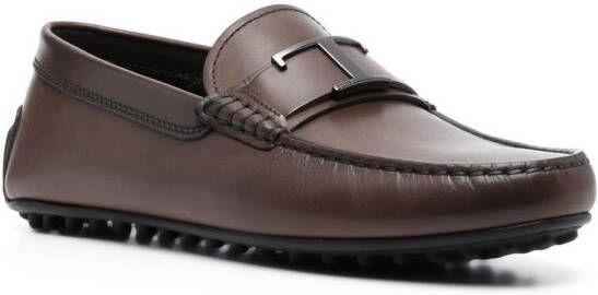 Tod's Loafers met ronde neus Bruin