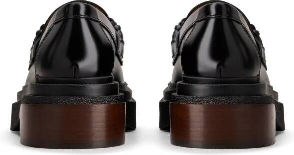 Tod's Loafers met ronde neus Zwart