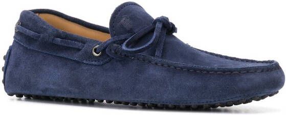 Tod's Loafers met strik detail Blauw