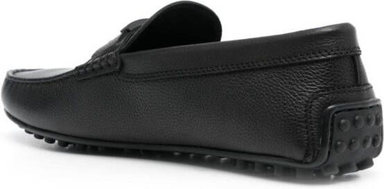 Tod's Loafers met logoplakkaat Zwart