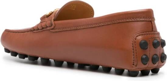 Tod's Leren mocassins Bruin