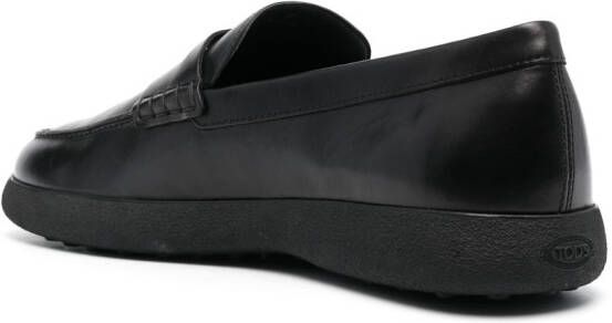 Tod's Leren loafers Zwart