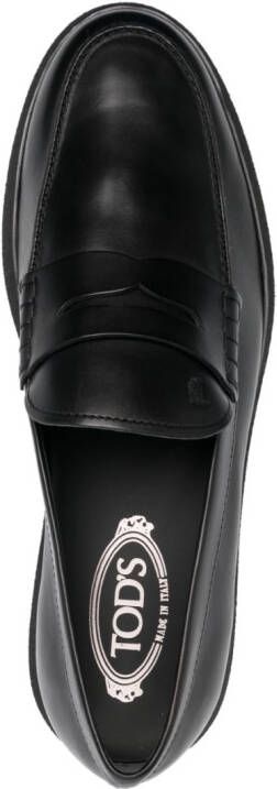 Tod's Leren loafers Zwart