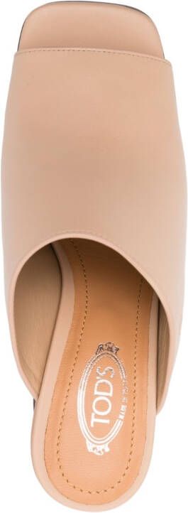 Tod's Muiltjes met plateauzool Beige