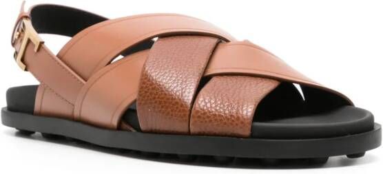 Tod's Slingback sandalen Bruin