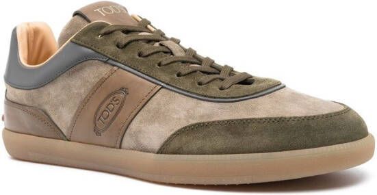 Tod's Sneakers met logopatch Groen