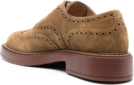 Tod's Suède brogues Bruin