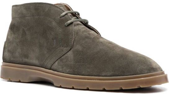 Tod's Suède desert boots Groen