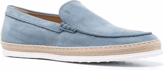 Tod's Suède loafers Blauw