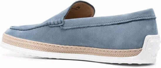 Tod's Suède loafers Blauw