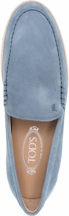 Tod's Suède loafers Blauw