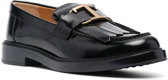 Tod's Timeless leren loafers Zwart