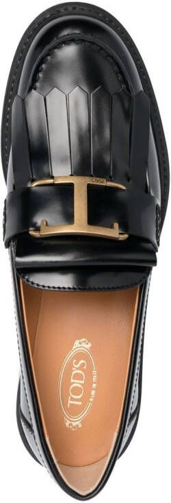 Tod's Timeless leren loafers Zwart