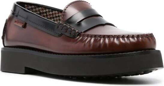 Tod's Tweekleurige loafers Bruin