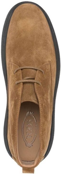 Tod's W.G. Desert suède laarzen Bruin