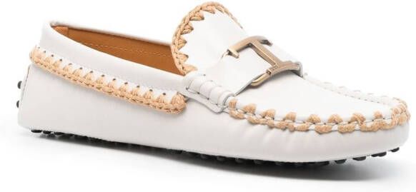 Tod's Loafers met gesp Wit