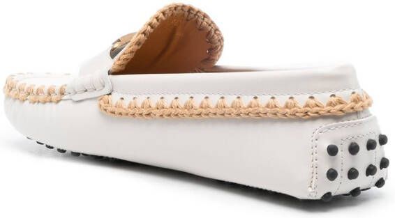 Tod's Loafers met gesp Wit