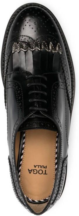 Toga Pulla Brogues met studs Zwart