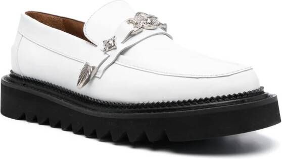 Toga Virilis Leren loafers Wit