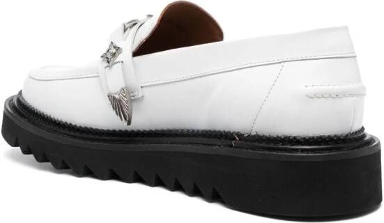 Toga Virilis Leren loafers Wit