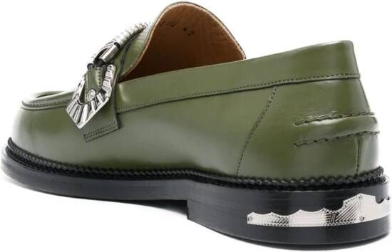 Toga Virilis Leren loafers Groen