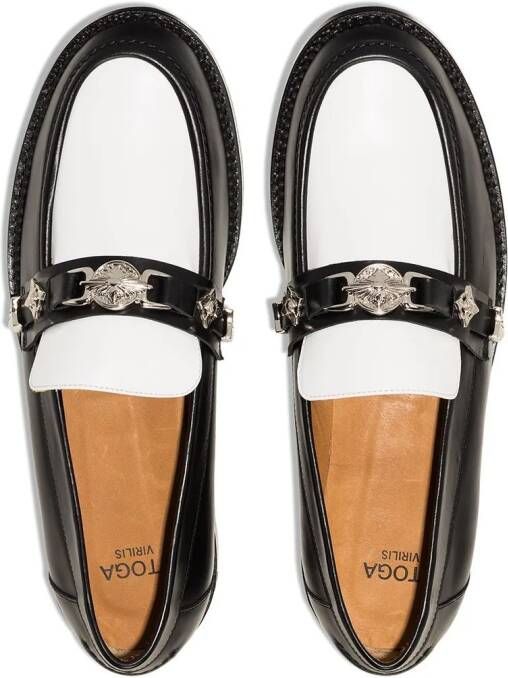 Toga Virilis Leren loafers Zwart