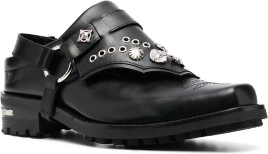 Toga Virilis Loafers met studs Zwart