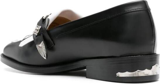 Toga Virilis Tweekleurige loafers Zwart