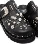 Toga Virilis Schoenen met studs heren leer leer rubber 40 Zwart - Thumbnail 2